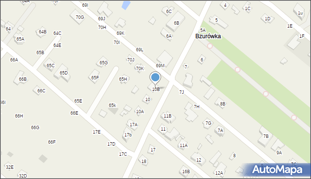 Kuznocin, Kuznocin, 10B, mapa Kuznocin