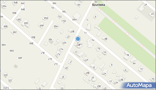 Kuznocin, Kuznocin, 11B, mapa Kuznocin