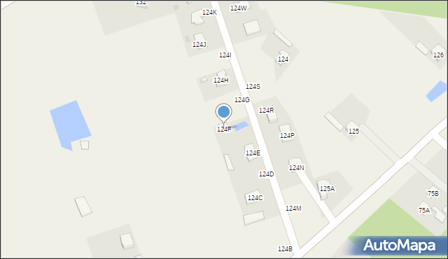 Kuznocin, Kuznocin, 124F, mapa Kuznocin