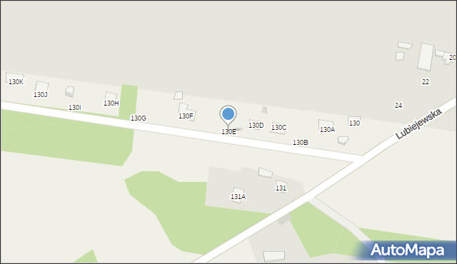 Kuznocin, Kuznocin, 130E, mapa Kuznocin