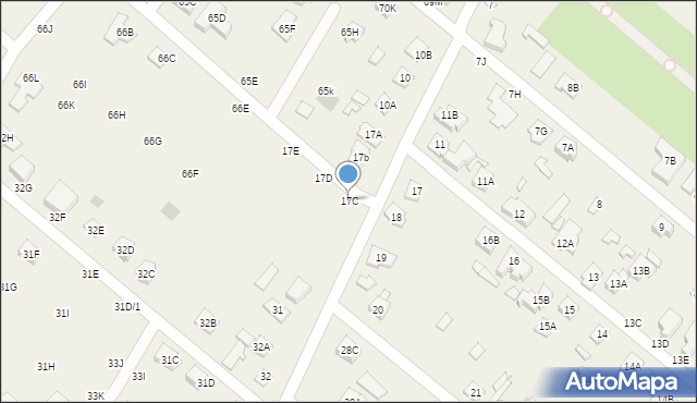 Kuznocin, Kuznocin, 17C, mapa Kuznocin
