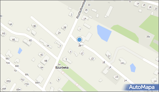 Kuznocin, Kuznocin, 1B, mapa Kuznocin