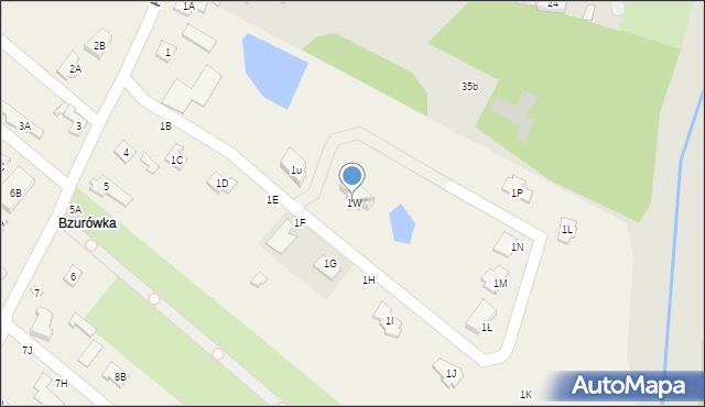 Kuznocin, Kuznocin, 1W, mapa Kuznocin