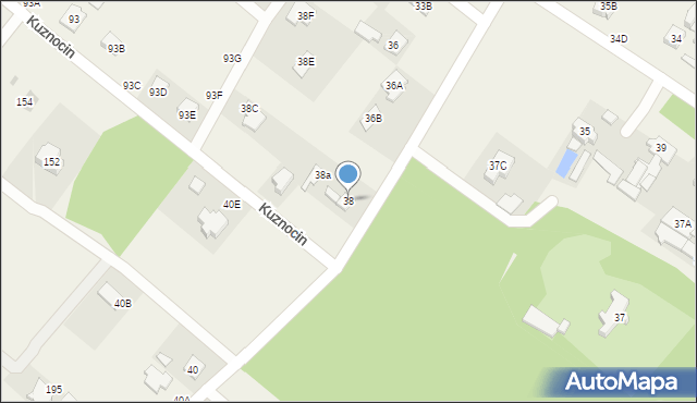 Kuznocin, Kuznocin, 38, mapa Kuznocin