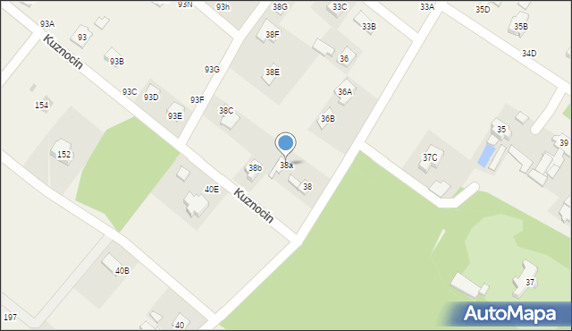 Kuznocin, Kuznocin, 38a, mapa Kuznocin