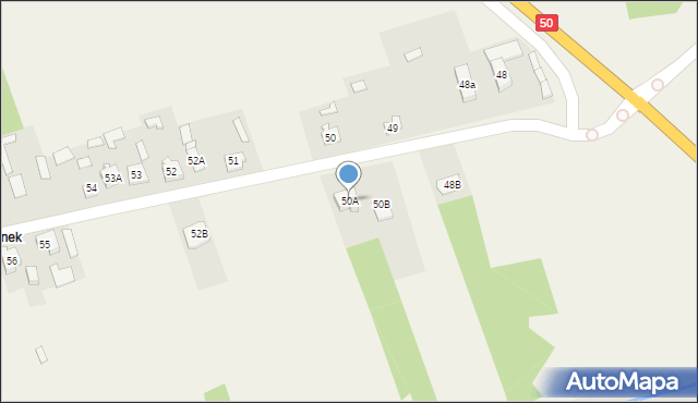 Kuznocin, Kuznocin, 50A, mapa Kuznocin