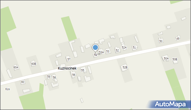 Kuznocin, Kuznocin, 54, mapa Kuznocin