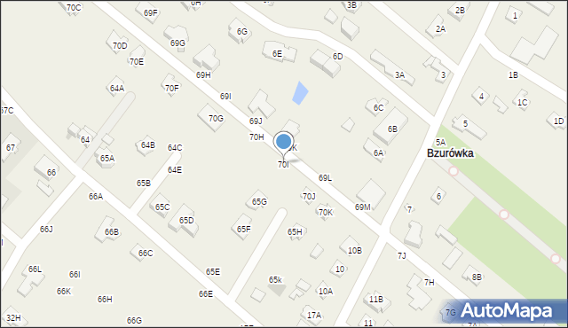 Kuznocin, Kuznocin, 70I, mapa Kuznocin