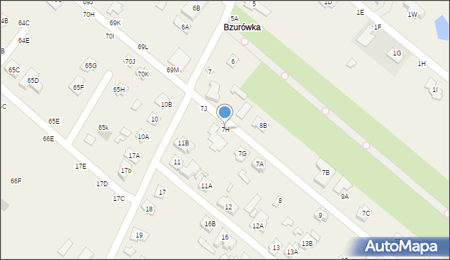 Kuznocin, Kuznocin, 7H, mapa Kuznocin