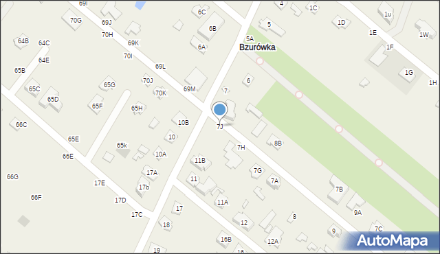 Kuznocin, Kuznocin, 7J, mapa Kuznocin