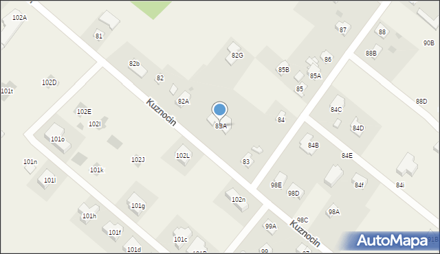 Kuznocin, Kuznocin, 83A, mapa Kuznocin