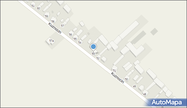 Kuznocin, Kuznocin, 53, mapa Kuznocin