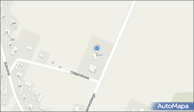 Kwiatkowice, Kurnatowskiego Kazimierza, por., 5, mapa Kwiatkowice