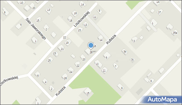 Laskowice, Kubsza Franciszka Wilhelma, ks., 18, mapa Laskowice