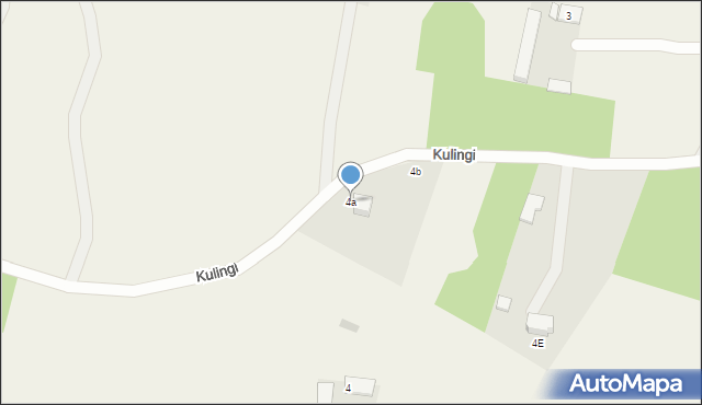 Łebno, Kulingi, 4a, mapa Łebno