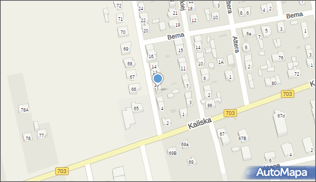 Łęczyca, Kutrzeby Tadeusza, gen., 8, mapa Łęczyca