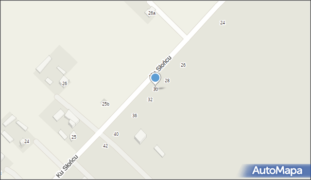 Lublin, Ku Słońcu, 30, mapa Lublina