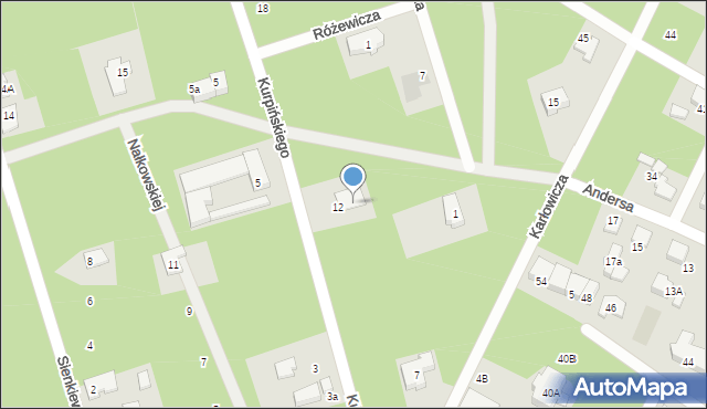 Marki, Kurpińskiego Karola, 12a, mapa Marki