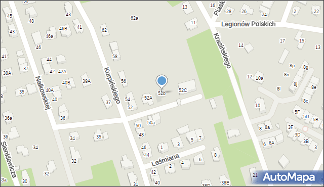 Marki, Kurpińskiego Karola, 52b, mapa Marki