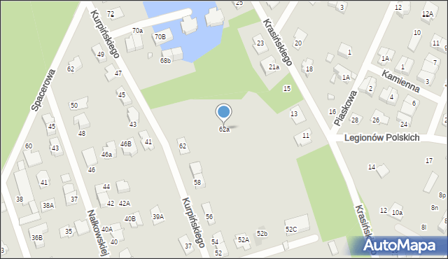 Marki, Kurpińskiego Karola, 62a, mapa Marki