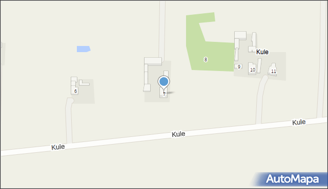 Naramice, Kule, 7, mapa Naramice