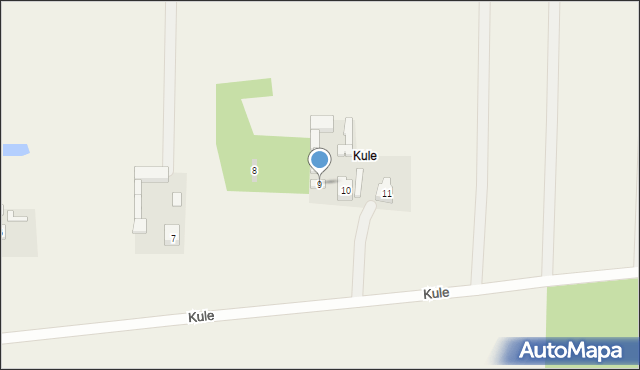 Naramice, Kule, 9, mapa Naramice