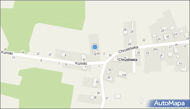 Nawojowa Góra, Kurniki, 4, mapa Nawojowa Góra