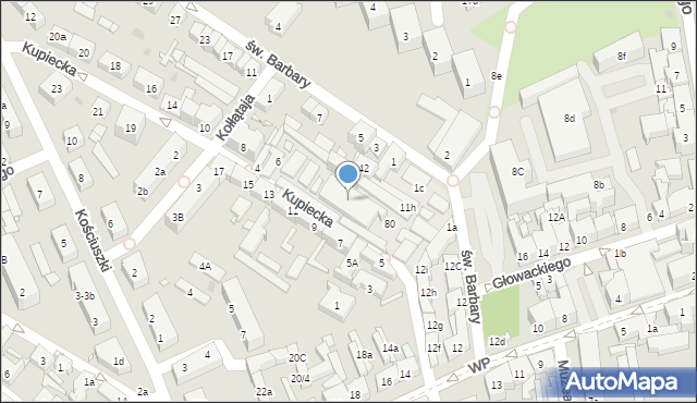 Nowa Sól, Kupiecka, 59, mapa Nowa Sól
