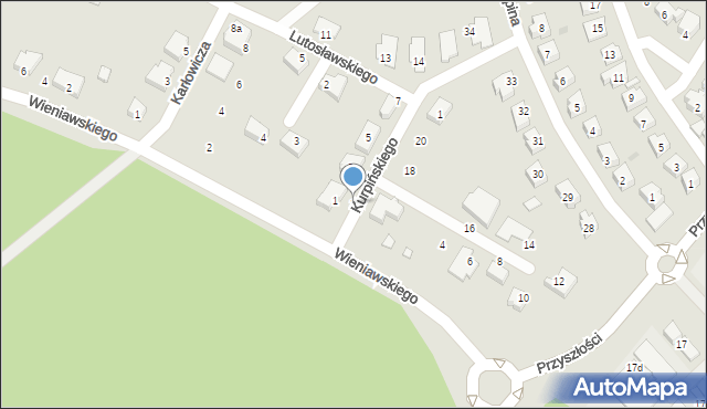 Nowa Sól, Kurpińskiego Karola, 2, mapa Nowa Sól