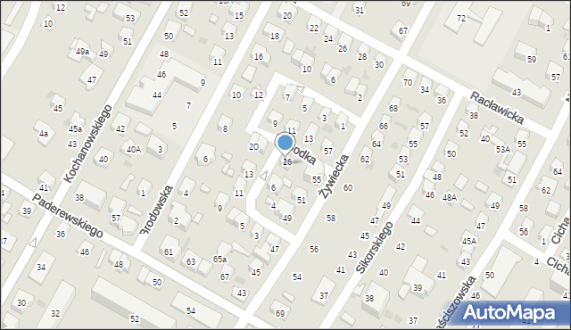 Nowy Sącz, Kurierów Sądeckich, 8, mapa Nowego Sącza