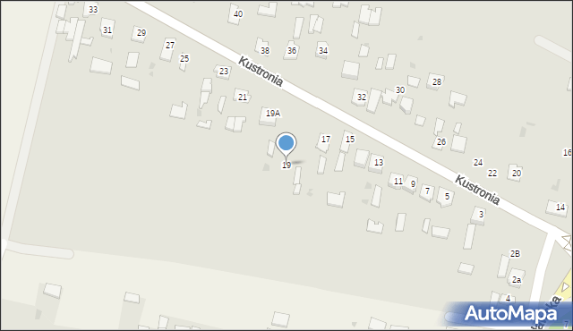 Oleszyce, Kustronia, gen., 19, mapa Oleszyce