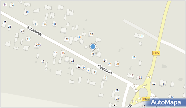 Oleszyce, Kustronia, gen., 26, mapa Oleszyce