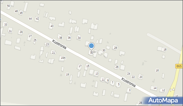 Oleszyce, Kustronia, gen., 32, mapa Oleszyce