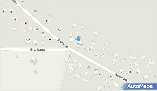 Oleszyce, Kustronia, gen., 50b, mapa Oleszyce