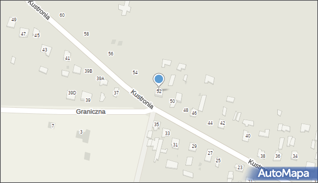 Oleszyce, Kustronia, gen., 52, mapa Oleszyce