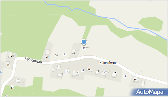 Olszowice, Kulerzówka, 30, mapa Olszowice