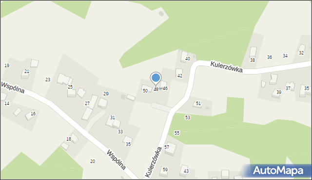 Olszowice, Kulerzówka, 48, mapa Olszowice