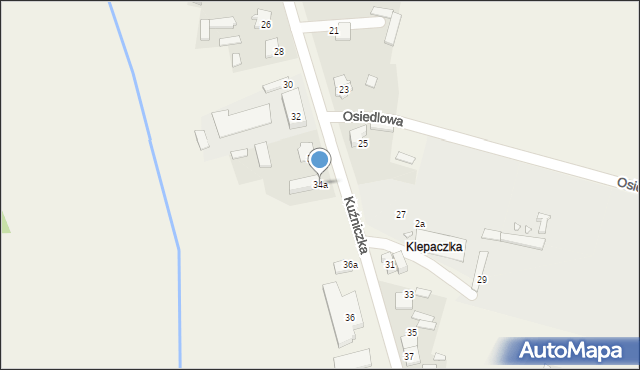 Opatów, Kuźniczka, 34a, mapa Opatów