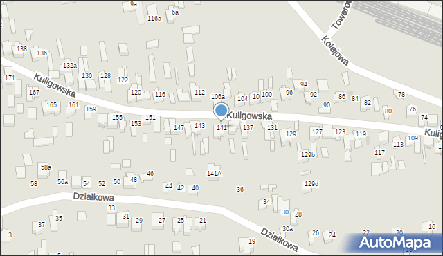 Opoczno, Kuligowska, 141, mapa Opoczno