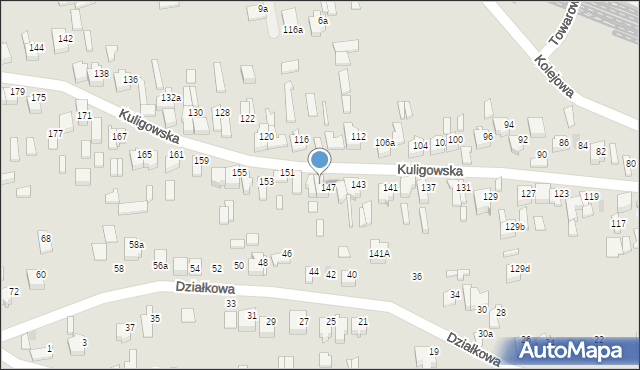 Opoczno, Kuligowska, 149, mapa Opoczno