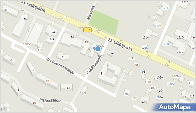 Ostrołęka, Kuklińskiego Adama, dr., 4, mapa Ostrołęka
