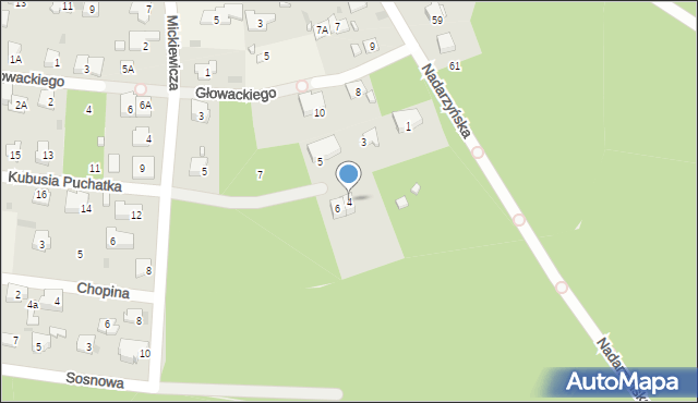 Otrębusy, Kubusia Puchatka, 4, mapa Otrębusy