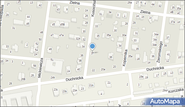 Ożarów Mazowiecki, Kusocińskiego Janusza, 37, mapa Ożarów Mazowiecki