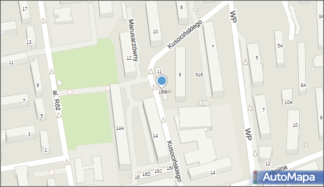Piaseczno, Kusocińskiego Janusza, 13H, mapa Piaseczno