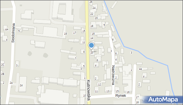 Piątek, Kutnowska, 10, mapa Piątek