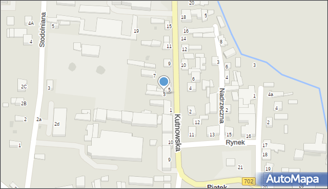 Piątek, Kutnowska, 3, mapa Piątek