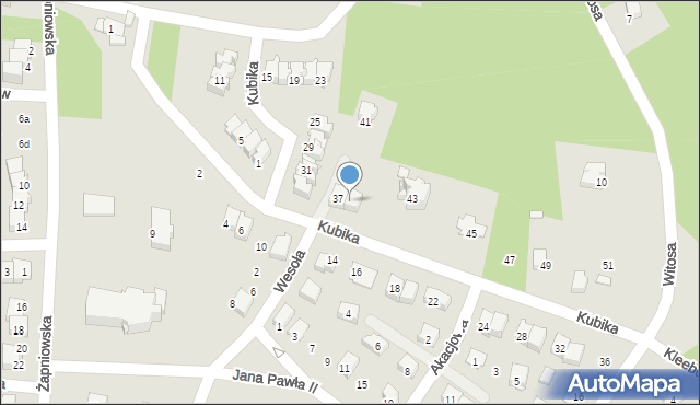 Połaniec, Kubika Bolesława, 39, mapa Połaniec