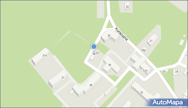 Prabuty, Kuracyjna, 35a, mapa Prabuty