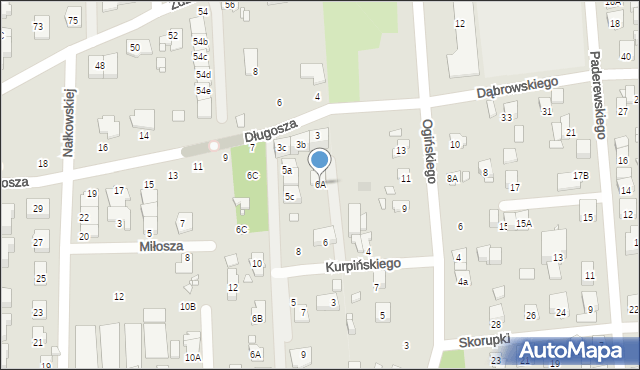 Pruszków, Kurpińskiego Karola, 6A, mapa Pruszków