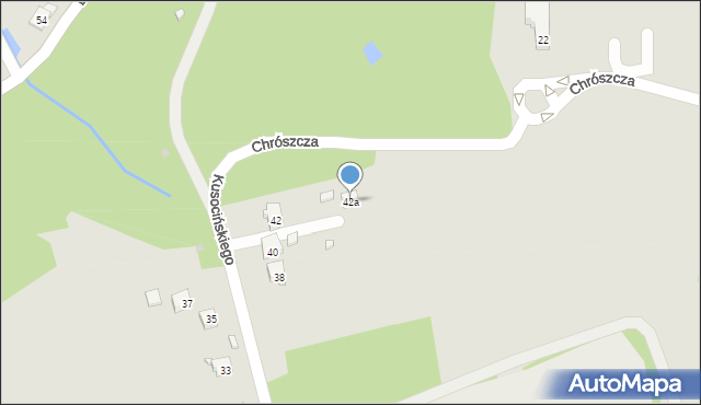 Pszów, Kusocińskiego Janusza, 42a, mapa Pszów